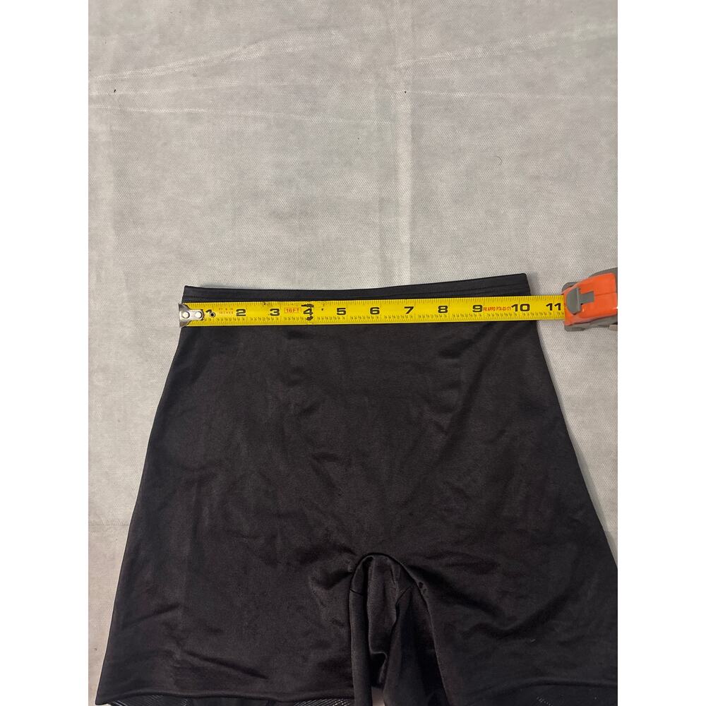 Cabernet Black Elastic Shapewear Slimming Shorts M PinUp Bodycon Film Noir Retro - Picture 7 of 8
